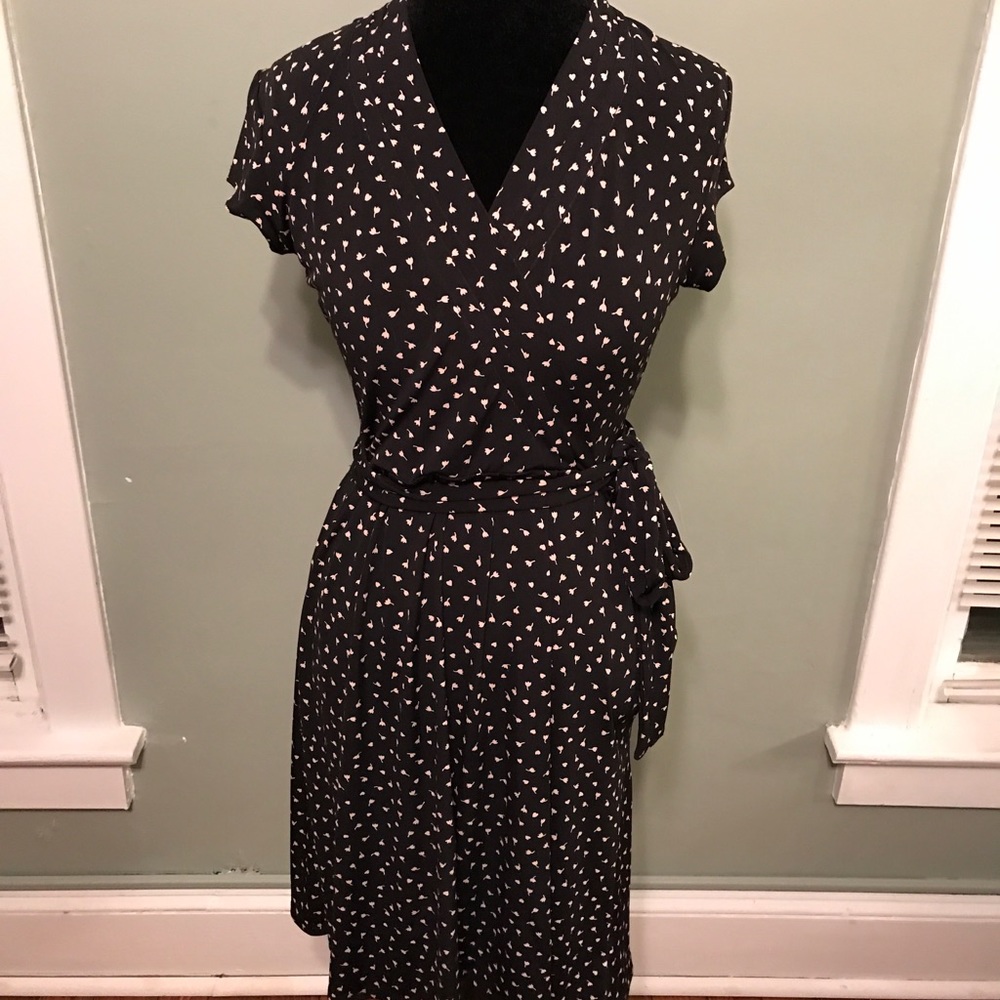 Liz Claiborne Black Floral Dress